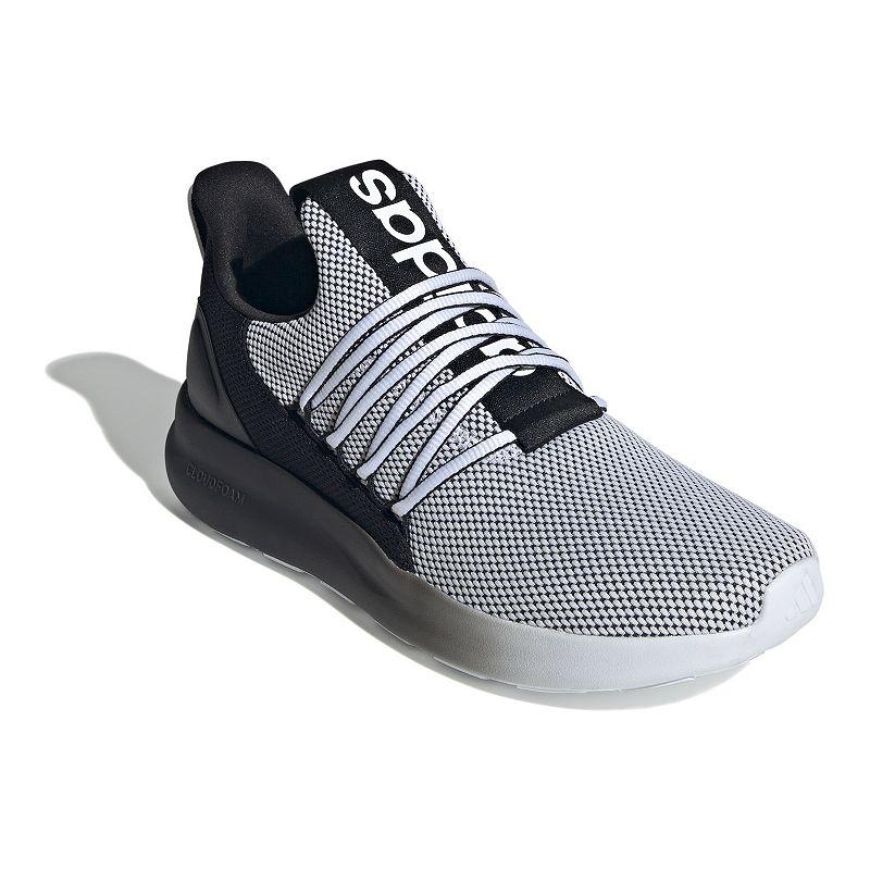 adidas Lite Racer ADAPT 7.0 Men's Running Shoes, Size: 9.5 4E, White Core Black - Bellso